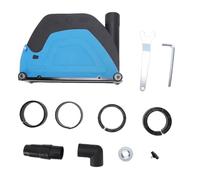 Greensen Cache-poussière pour Meuleuse D'angle, Profondeur de Réglable avec Raccord pour Aspiration des Poussières, Compatible avec les Meuleuses D'angle de Type 180 et 230, fabriqué en