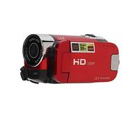 Greensen Caméra Vidéo Caméscope Full HD 1080P 48MP 4K 2,7 Caméra Vidéo à écran Rotatif à 270 Degrés avec Interface USB Caméra Vlogging pour Enregistrer des Vidéos (Rouge)