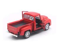 Greensen Camion Rouge de Voiture en Métal, Voiture en Métal Vintage, Modèle de Voiture comme Jouet ou Décoration pour la Maison, Le Dessus de Table ou L'étagère (Rouge)