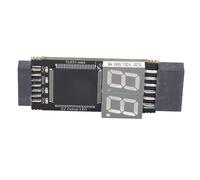 Greensen Carte Mère de Diagnostic PCIE LPC, Analyseur avec LED | Adaptateur de Débogage pour Ordinateur Portable, Indicateurs LED Multicanaux, Prend en Charge COM DEBUG, UART1, JDP,