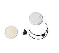 Greensen Chat Desk Bed, Cadre en Métal Robuste avec Pince Renforcée et Housse Douce Double Face, Hamac Confortable Réglable pour Bureau à Domicile Supportant jusqu'à 40 Lbs (White)