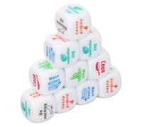 Greensen Colorful 12pcs Works Works Decision Making Dit Toy for Families Couples Acrylique Matériau
