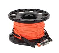 Greensen Conception Légère et Robuste, Bobine de Bobine de Plongée sous-Marine, Ligne 30 M, Clip Boulon à Double extrémité pour l'exploration sous-Marine (Roue Noire)