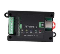 Greensen Convertisseur USB vers TTL, Module ABS de Convertisseur Série FT232 USB vers TTL, Transfert de Données 3 Mbps, 5 Voyants Lumineux, Protection Contre Les Surintensités pour Les Cartes de