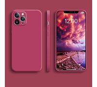 Greensen Coque en Silicone Liquide pour 12 Mini, Rouge (H4719) | Protection précise contre les découpes, poignée douce au toucher, conception à couverture complète, absorption des chocs,