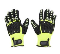 Greensen de sécurité Anti-choc, de Travail Anti-vibration avec Revêtement givré NBR pour une Meilleure Prise en Main dans des Conditions Humides, Sèches ou Huileuses (L)