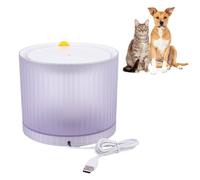 Greensen Distributeur Automatique d'eau pour Animaux, Fontaine à Eau pour Chat 1,8L Grande Capacité Super Silencieuse avec Alimentation USB pour Chats Chiens Petits Animaux