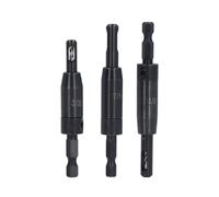 Greensen Ensemble de Bits de Foret, 3 Tailles 1/8 Pouces 7/64 Pouces 3/32 Pouces HEX HIGAND Bits pour le Travail du Bois avec un Retrait Automatique à Grande Vitesse