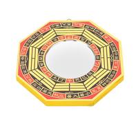 Greensen Feng Shui Dent Chinois Miroir Convexe pour la Richesse et la Chance, Miroir du Pendentif de Bagua pour la Maison ou les Entreprises (Miroir concave de 6 pouces)