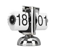 Greensen Flip Clock Horloge Murale Numérique Rétro à Piles, Horloge Pliante avec Base Sûre, Horloge à Bascule Créative, Horloge de Table 24 Heures, Petite Horloge de Bureau pour la (Page