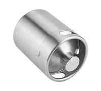 Greensen Fût à Bière en Acier Inoxydable, 2L 3,6L 5L Mini Tonneau à Bière avec Couvercle à Spirale, pour Brassage Maison et Stockage de Boissons (2L)