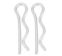 Greensen Goupille R, Goupille de Retenue de Fixation Plaquée Zinc, Clips Durables, Installation Rapide, Utilisation Polyvalente pour les Applications Automobiles et Industrielles (1,8*35 mm (30