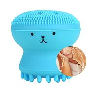 Greensen Green Sponge Silicone Face Nettoying Brush Brush Exfoliant Massage Tool pour le Contrôle de L'huile (BLUE)