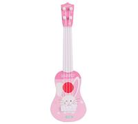 Greensen Guitare Jouet pour Enfants Instrument Musical pour Tout-Petits Garçons Filles avec Cordes Douces Son Clair Design Réaliste Apprentissage Éducatif Jouet Guitare pour 3 4 5 Ans (Yellow)