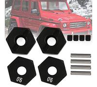 Greensen Haute de Roue en Alliage en Aluminium anodisé de Haute qualité pour SCX10 90046 90047 RR10 RC Crawler, Ajustement Direct, 12 Mm, 4pcs (9.0mm)