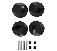 Greensen Haute de Roue en Alliage en Aluminium anodisé de Haute qualité pour SCX10 90046 90047 RR10 RC Crawler, Ajustement Direct, 12 Mm, 4pcs (8.0mm)