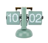 Greensen Horloge Rétro Rabattable, Horloge de Bureau Mécanique Gracieuse, Horloge Numérique à Rabat avec Fonctions de Minuterie et de Rappel pour Bureau, Cuisine, Chambre à Coucher (Vert)