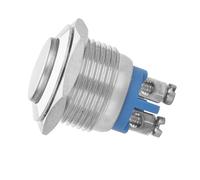 Greensen Interrupteur à Bouton-poussoir en Métal de 16 Mm, 2 Broches, (G