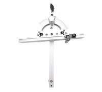 Greensen Jauge à Onglets, Jauge de Scie à Table en Alliage d'aluminium avec Clôture de 250 Mm et Butée Rabattable, Plaque de Base Amovible pour des Coupes d'angle Précises, Tenonnage, Travail du