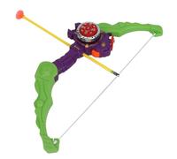 Greensen Jeu de Jouet de Tir à l'arc, Arc et Flèches à Ventouse avec Effet Lumineux pour Enfants, Jouet D'intérieur et D'extérieur (Purple)