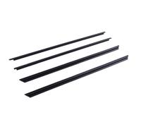 Greensen Kit de Joint de Porte de Voiture en Caoutchouc avec Doublure en Feutre, 4 Pièces de Rechange Noires pour 1500 2500 3500 1994 à 2002 pour Vitres Latérales Avant et Arrière