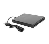 Greensen Lecteur de Disquette Portable, Lecteur de Disquette Externe USB 3,5 Pouces, Haute compatibilité pour Ordinateur Portable, 80 Cylindres 300 TR/Min pour Les Systèmes Hérités