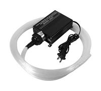 Greensen Lumière LED Fibre Optique 16W RGBW Générateur de Lumière RVB Ciel Étoilé avec Télécommande 150 Fibres LED pour Chambre Salle