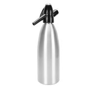 Greensen Machine à Soda Portable, Machine à Eau Pétillante 1L pour Boissons Gazeuses à Domicile et Extérieur avec Siphon en Aluminium Facile à Transporter