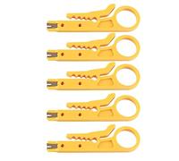 Greensen Mini Dénudeur de Fil, Dénudeur de Câble Réseau Dénudeur de Câble de Données Dénudeur de Fil Ethernet pour CAT5 CAT5e CAT6 5Pcs avec Lame Incisive pour Tube PTFE Imprimante 3D