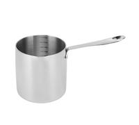 Greensen Mini Friteuse Profonde, Casserole en Acier Inoxydable 304 pour Chauffage de Lait avec Poignée Auxiliaire pour Cuisinière à Gaz et Induction, Taille Compacte 8,9x4,3x4,1 Pouces