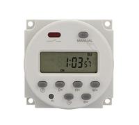 Greensen Minuterie Programmable Hebdomadaire - Interrupteur Temporisé à Compte à Rebours avec Commutateurs Magnétiques, Alimentation 5V CC, Petit Format pour Domotique et Automatisation