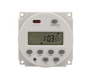Greensen Minuterie Programmable Hebdomadaire - Interrupteur Temporisé à Compte à Rebours avec Commutateurs Magnétiques, Alimentation 5V CC, Petit Format pour Domotique et Automatisation