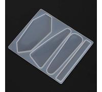 Greensen Moule à Barrette Slicone Hair Stick Faire des Outils Durables pour L'artisanat et les Bijoux - 2pcs Moule de Barrette pour épingle à Cheveux et épingle, Matériau, adapté aux Amateurs (Type