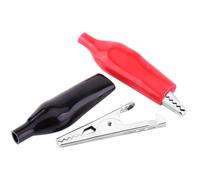 Greensen Pince en Métal/Support en Métal/Support de 20 Mm Durable pour le Pilier de Sonde de Test Noir et Rouge