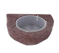 Greensen Plat de Nourriture pour Reptiles Bol d'alimentation pour Lézards Nourrisseur pour Caméléon avec Aimant Puissant et Bol Amovible pour Lézards Caméléons Animaux de Compagnie (Brown)