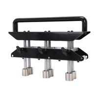 Greensen Plieuse de Tôle, Angle Réglable 0-90° 6-104mm pour Aluminium Fer Acier Inoxydable Gouttières Bandeaux Panneaux de Toit avec Conception à Rouleaux en V étanche Léger