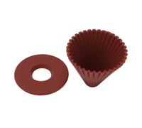 Greensen Porte-filtre à café Compact et Détachable en Silicone pour Méthode Pour-over, avec Texture Interne pour une Extraction Optimale, Lavable au Lave-vaisselle, Idéal pour la Maison,