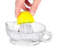 Greensen Presse-citron en Verre, Presse-agrumes Manuel en Verre au Plomb Lourd avec Bec Verseur pour une Utilisation Domestique et Extérieure