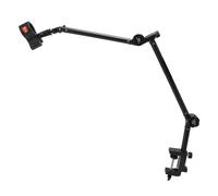 Greensen Support de Bras de Microphone, Support de Bras de Micro en Alliage de Zinc avec Rotation à 360 Degrés, Charge de 0,8 Kg, de 3 8 Pouces et 5 Pouces, de Flèche de Bureau Antidérapant pour