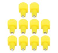 Greensen Tableaux Automatiques d'eau de Poulet, 10pcs Boisonneur de Mamelons Volaille, Waterner en Plastique Robuste, pour Le Mangeoire Boisson à Eau Style Canard, Arrosage sans Effort