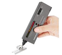 Greensen Testeur de Diamant Haute Précision, Sélecteur de Diamants Portable, Professionnel avec Petit Sac et Assiette, Cuir