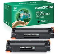 GREENSKY Compatible pour HP CF283A 83A Cartouches de Toner Compatible pour Laserjet Pro M201dw M201n MFP M125a M125rnw M125nw M127fn M127fp M127fs M127fw M225dn M225dw (Noir, 2-Pack)