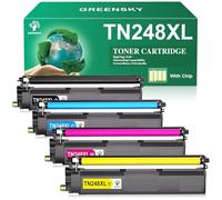 GREENSKY TN248XL TN248 Toner Compatible pour Brother DCP-L3560CDW Toner Brother MFC-L3760CDW Brother HL-L3240CDW TN 248 TN-248 XL Brother MFC-L8390CDW Toner MFC-L3740CDWE DCP-L3520CDWE HL-L8240CDW