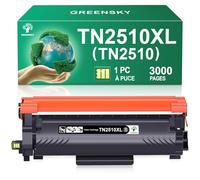 GREENSKY Toner TN2510 TN2510XL TN 2510XL TN-2510 XL Compatible avec Brother HL-L2400DWE HL-L2400DW HL-L2445DW DCP-L2627DWE MFC-L2800DW DCP-L2660DW DCP-L2665DW MFC-L2827DWXL MFC-L2860DWE (1 Noir)