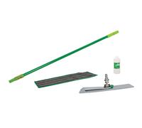 GREENSPEED Kit balai laveur Greenspeed avec manche réservoir gris/vert