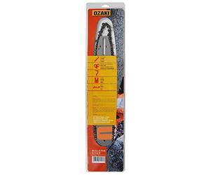 Greenstar 14027 OZAKI Guide 45 cm montage X avec Chaîne 3/8", Noir