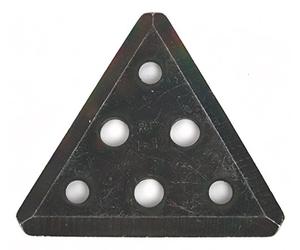 Greenstar 2810 Lame triangulaire adaptable pour tondeuse Kynast