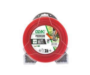 Greenstar 3898 Coque fil nylon carré Prémium Line Ozaki 34 m x ø 2,40 mm