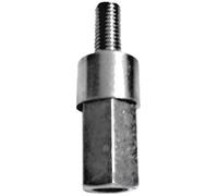 Adaptateur carré de Ø: 6mm - Se monte avec notre renvoi d'angle universel 1602042, élagueuse 1603093 et lamier universel 1801000