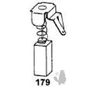 Greenstar 4446 Jeu de 2 Charbons pour Metabo 63 x 8 x 15 mm
